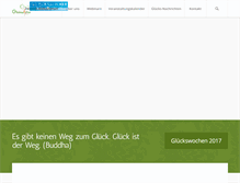 Tablet Screenshot of glueckswochen.at